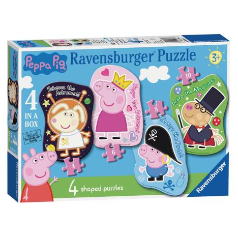 Peppa Pig 4 In A Box Shaped Jigsaw Puzzles £5.99